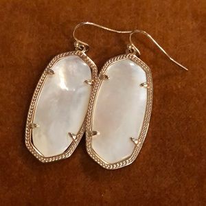 Kendra Scott Iridescent Pearly Drop Earrings